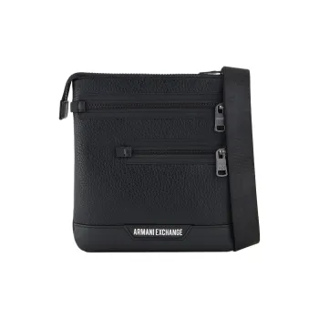ARMANI EXCHANGEAE Polyester Messenger Bag, Shoulder Bag, Crossbody Bag Men's Black
