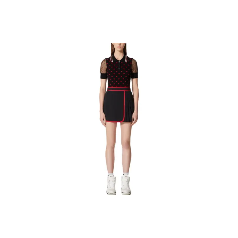 RED VALENTINO Casual Shorts Women's Black-1
