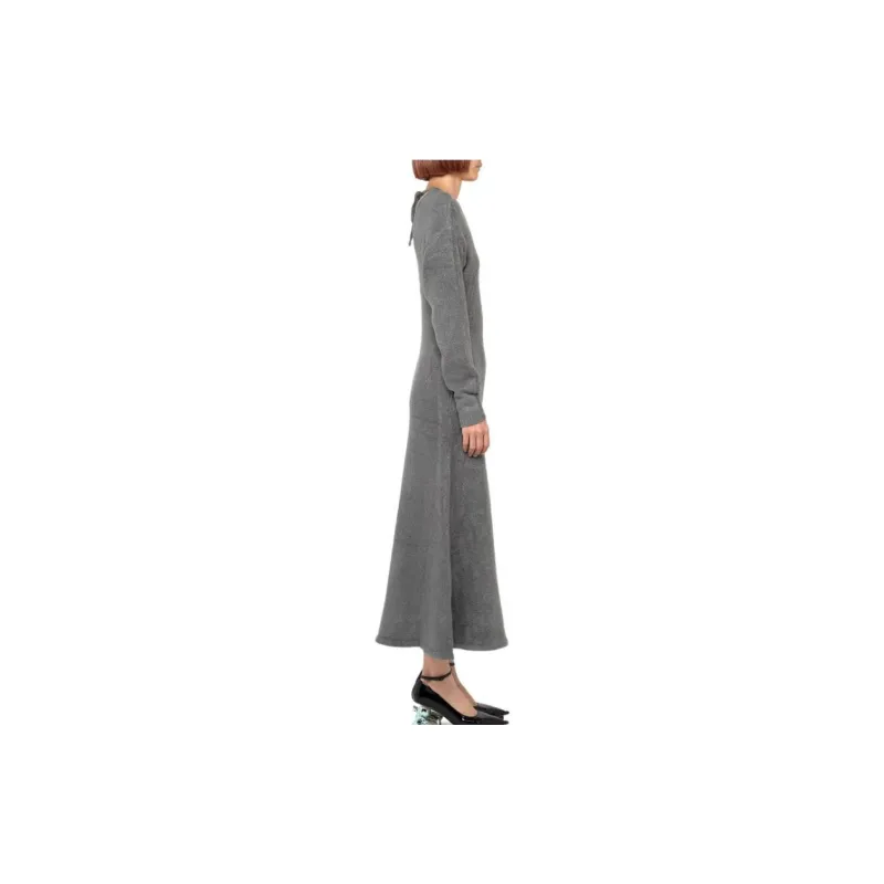 Maison Mihara Yasuhiro Long Sleeved Dresses Women's Gray-3