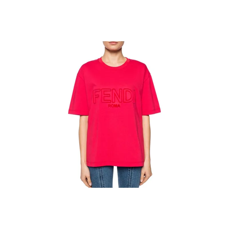 FENDI T-Shirts Women's Red-1