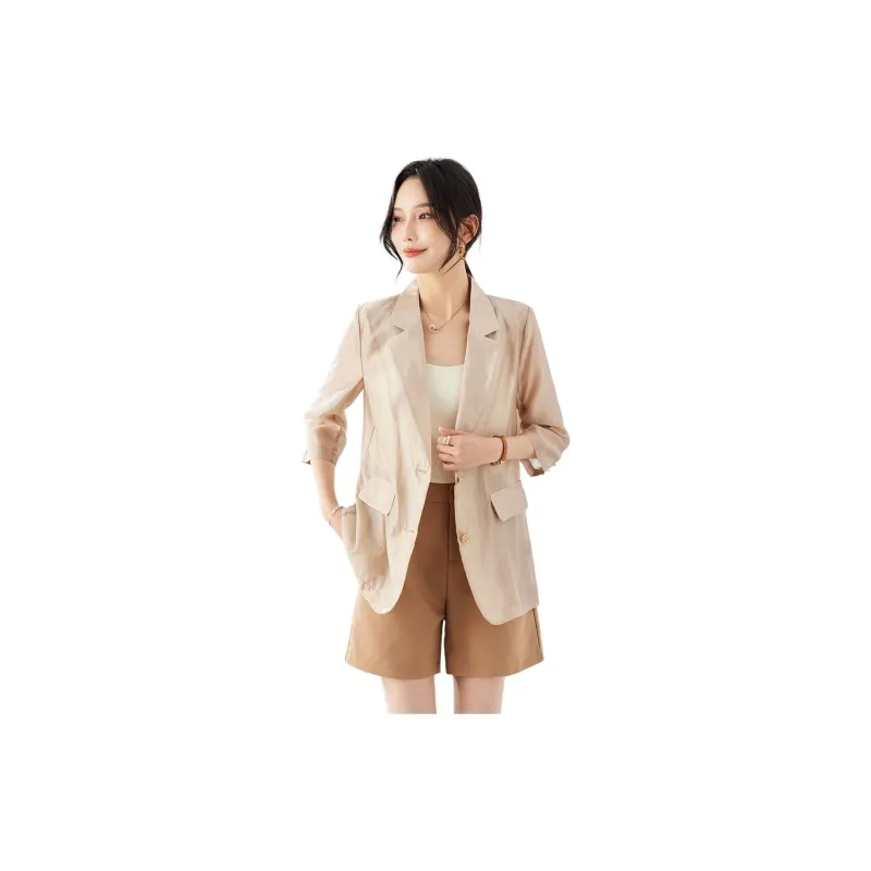 TERRE BLEUE Business Suit Women's Champagne-4