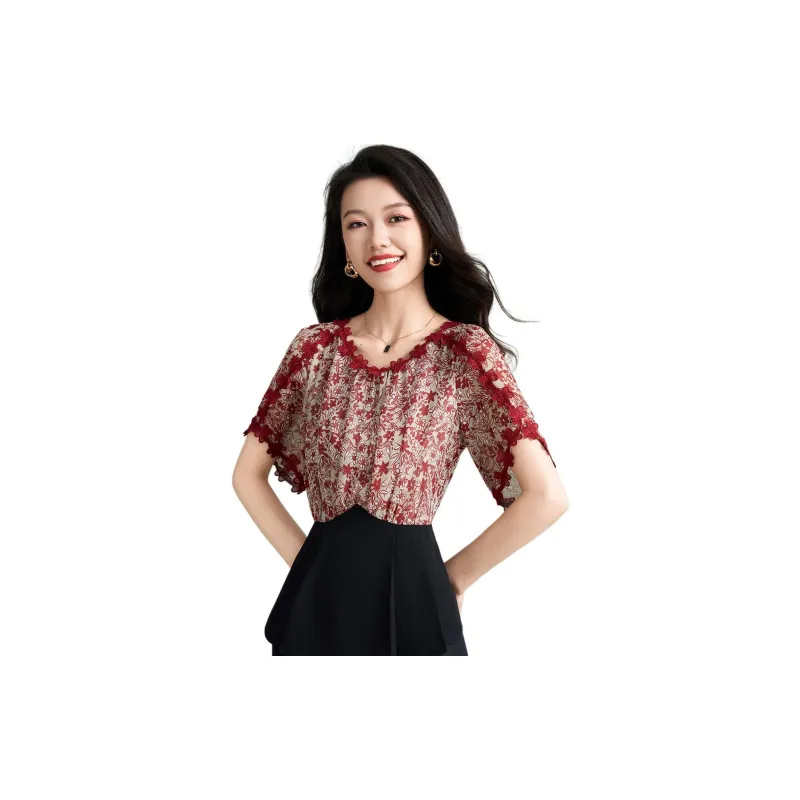 Mylan Shirts Women's Red-3