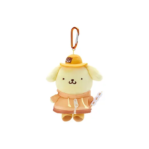 Sanrio Camping Adventure Collection Pompompurin Dolls Plush Pendant 12cm High