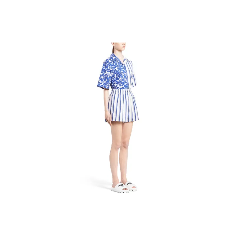 PRADA Casual Shorts Women's Blue-3