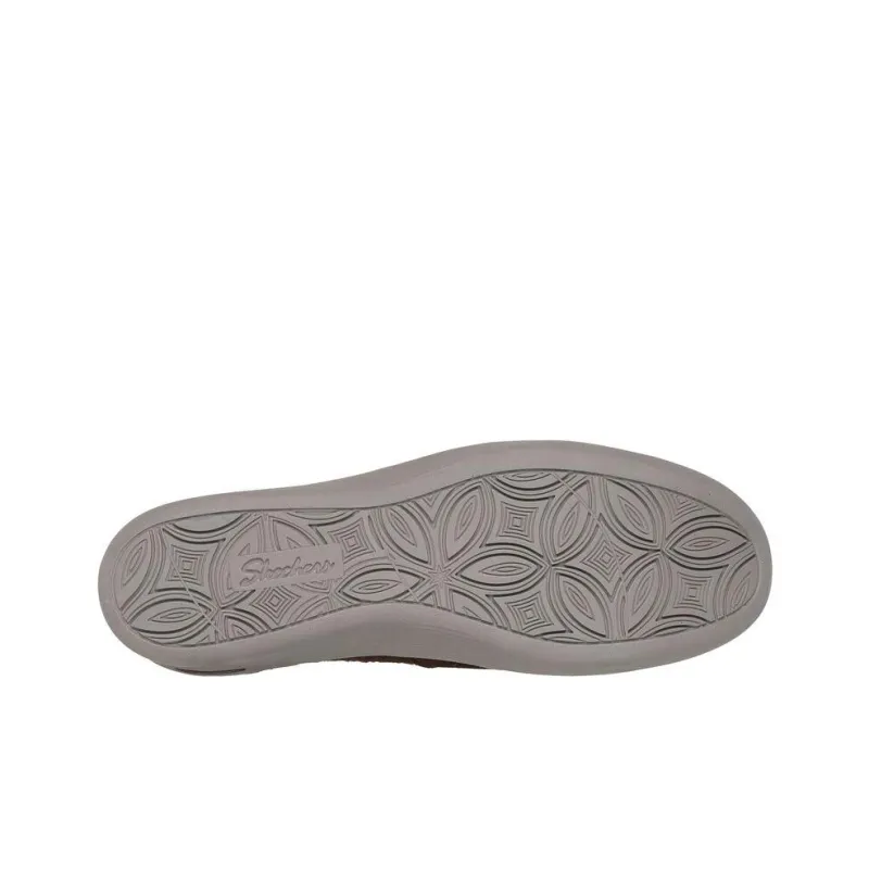 Martha Stewart x Skechers Pier Lite Anti-Slip Wear-Resistant Low-Top Casual Shoes Women's Brown-3