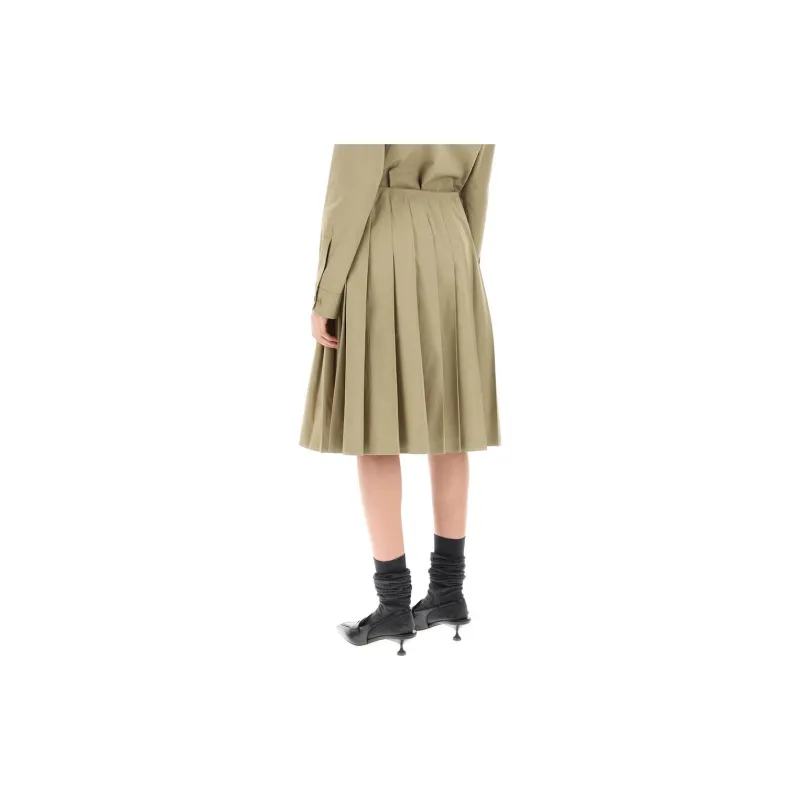 MIU MIU Casual Short Skirts Women's Light Camel-2