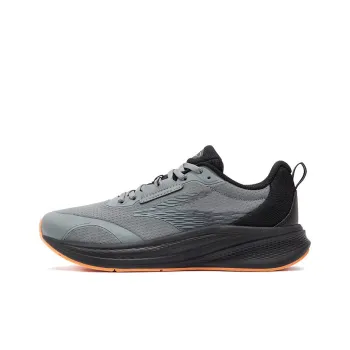 361° Wing 4.0 Cushioned Slip Resistant Abrasion Resistant Low Top Casual Running Shoes Men's Gray Black