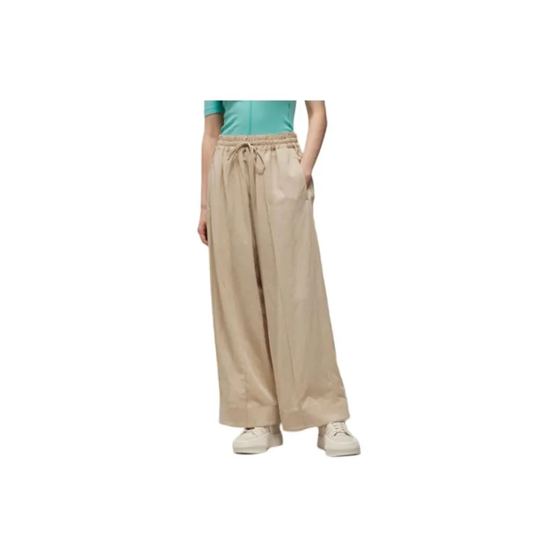 Y-3 Drawstring-waist Wide-leg Trousers-1