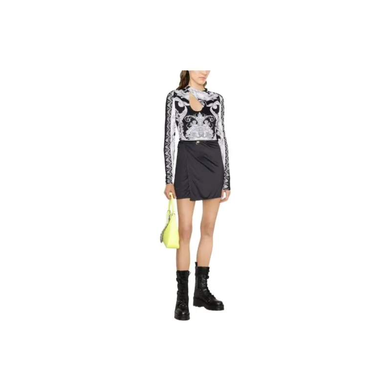 VERSACE Barocco print Crop Top-1