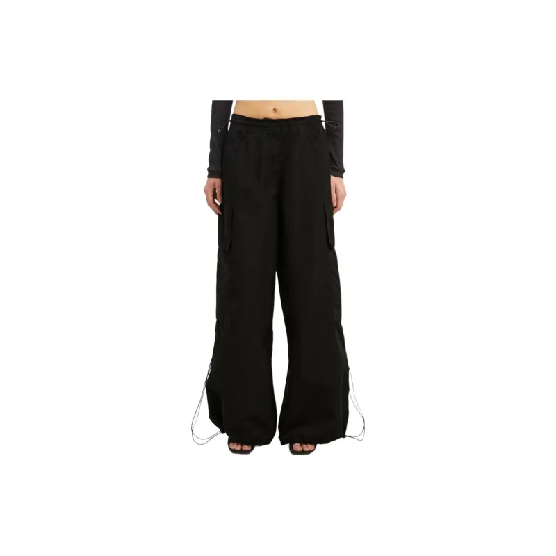 PALM ANGELS Drawstring Hem Wide Leg Trousers-2