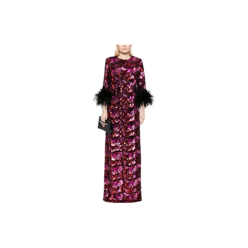 REBECCA VALLANCE SS24 Long-Sleeved Dresses Women's Red-1