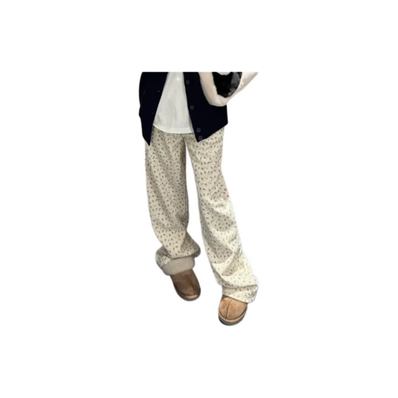 INSLIISA Casual Pants Women's Ecru-1