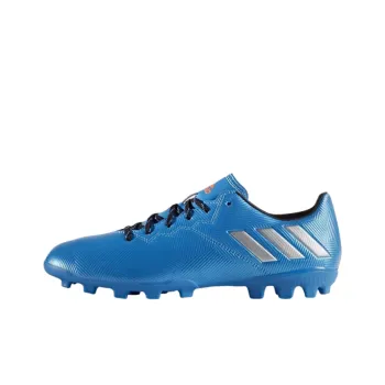 Adidas Messi AG Rubber Short Studs Artificial Ground Anti-Slip Wear-Resistant Soccer Shoes Men's Blue