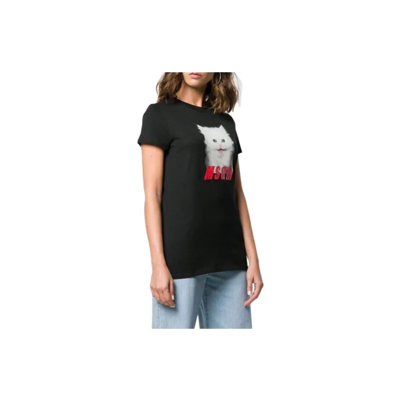 MSGM T Shirts Women's Black-3