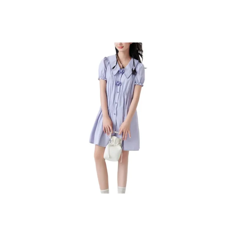 ZIHAN Short-Sleeved Dresses Women's-2
