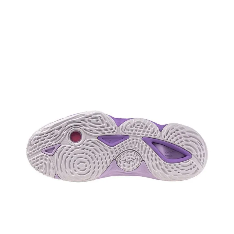 Wave Momentum Women's Mizuno 3 'White Patrician Purple'-2