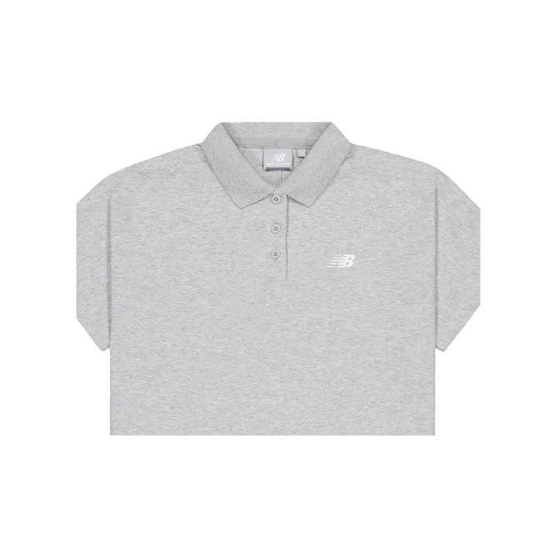 New Balance Polo Shirt Women's Gray-2