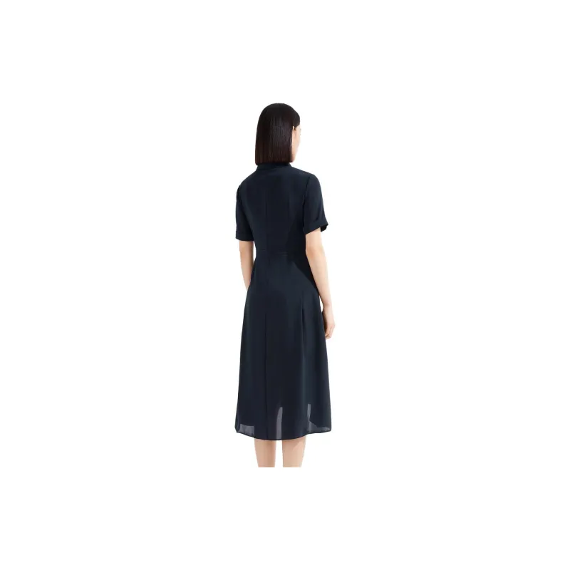 JZ Juzui Short Sleeved Dresses Women's Dark Blue-2