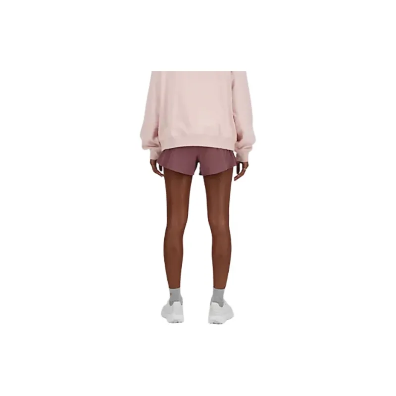 New Balance SS24 Casual Shorts Women's Rose Red-3