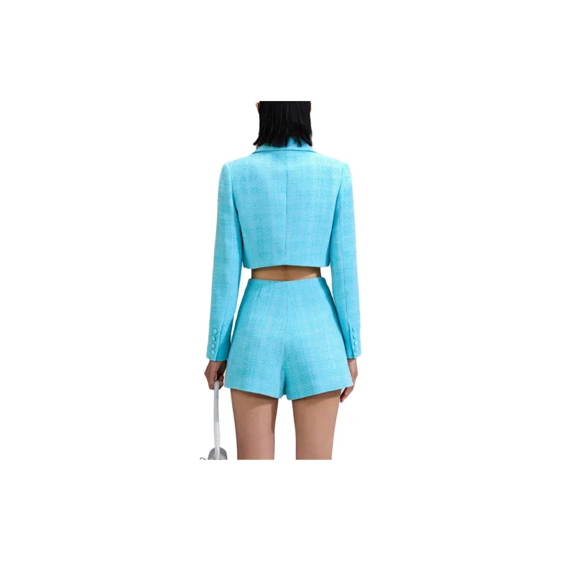 Self portrait Jackets Women's Azure Blue-1