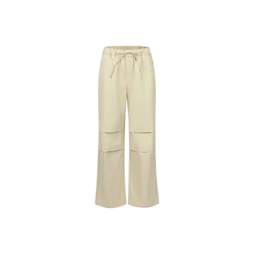 URBAN REVIVO Casual Pants Women's Light Khaki