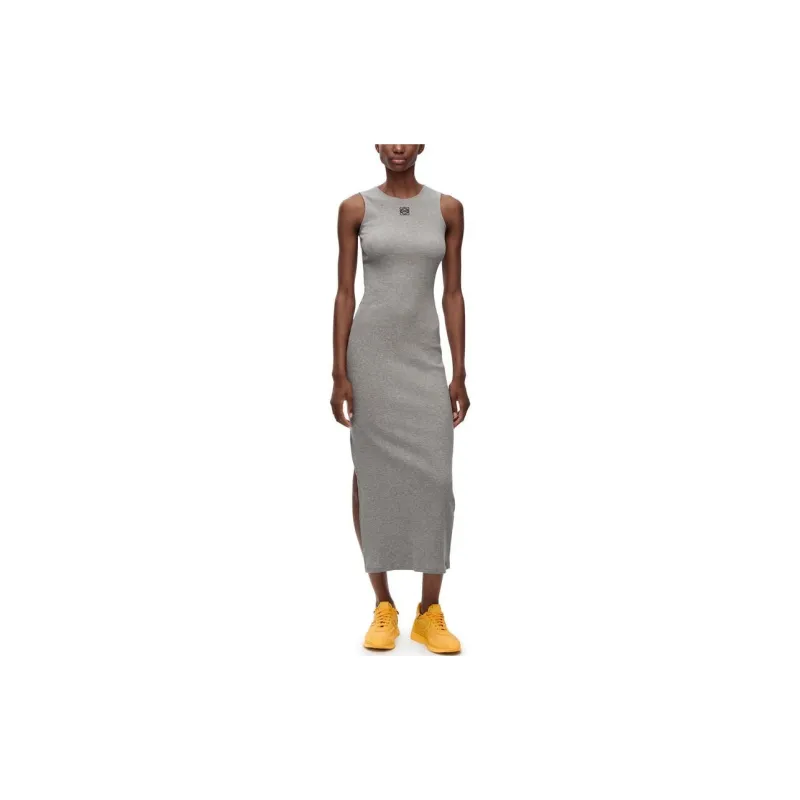 LOEWE SS23 Sleeveless Dress Women's Gray-1