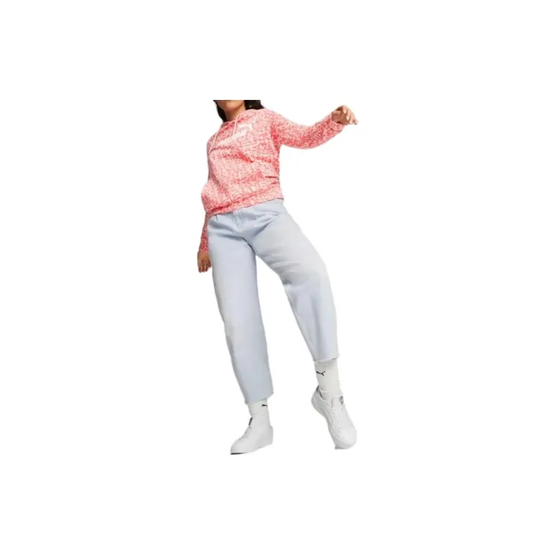 PUMA ESS+ ANIMAL AOP Sweatshirts Women's Pink-2