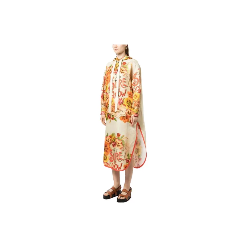 Zimmermann Long-Sleeved Dresses Women's Orange-3