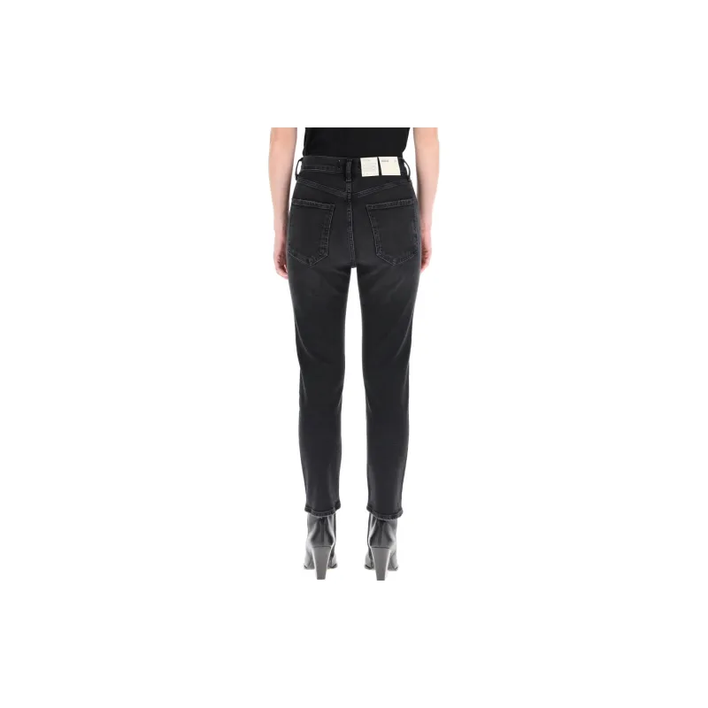 AGOLDE Riley Straight Leg Cropped Jeans-3