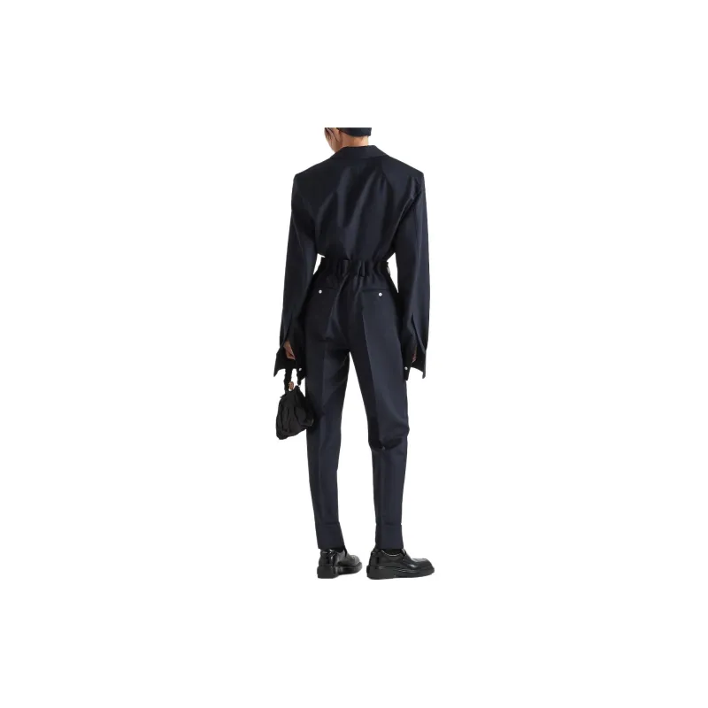 PRADA SS24 Suit Trouser Women's Blue-2