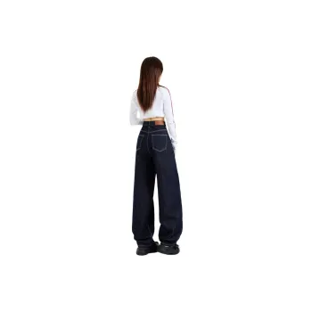YINLEI Jeans Women's Dark Blue