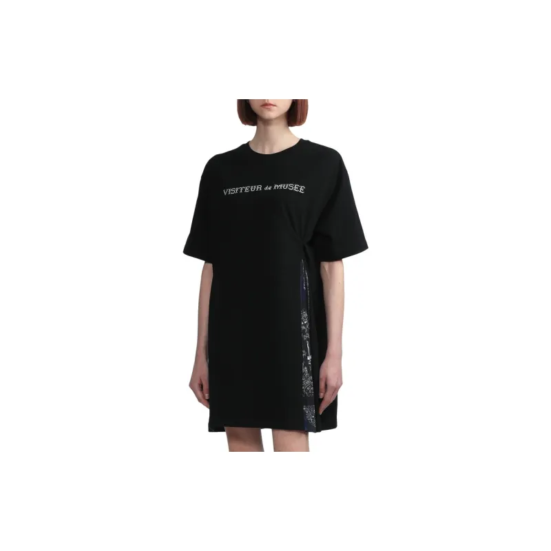 MUSIUM DIV Logo print T shirt Dress-2