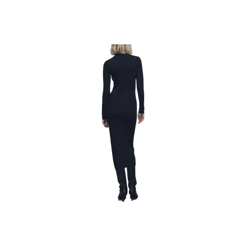 ZARA Long-Sleeved Dresses Women's Black-2