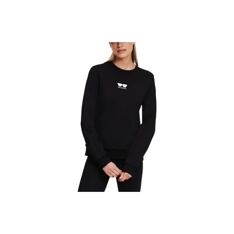 Karl Lagerfeld Sunglasses embroidered Sweatshirt-4