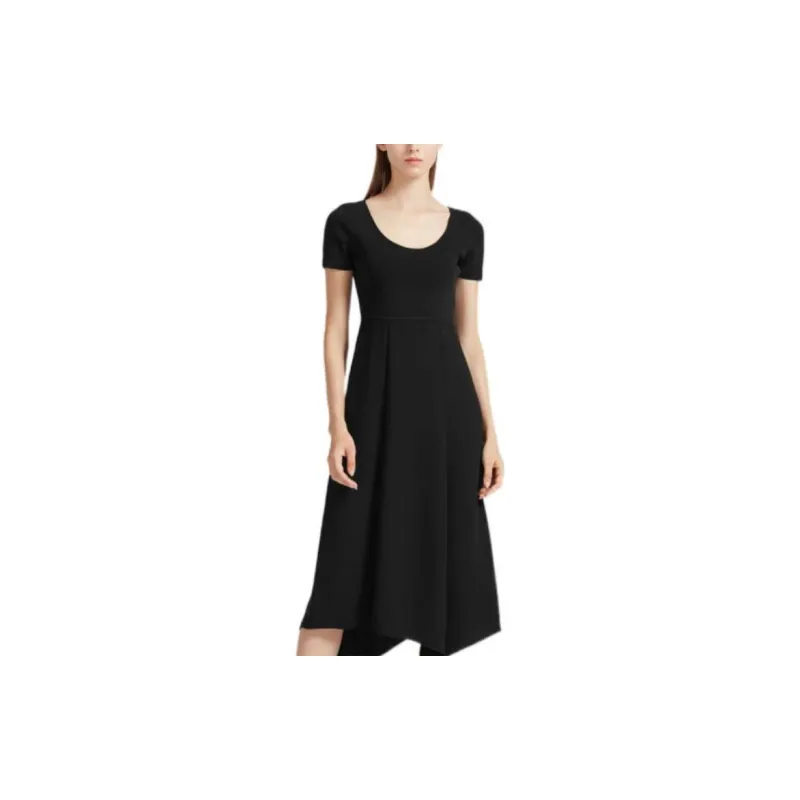 THEORY Short-Sleeved Dresses Women's Black-3
