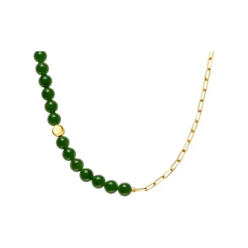 YIN Hetian Jade Necklaces Jasper Women's