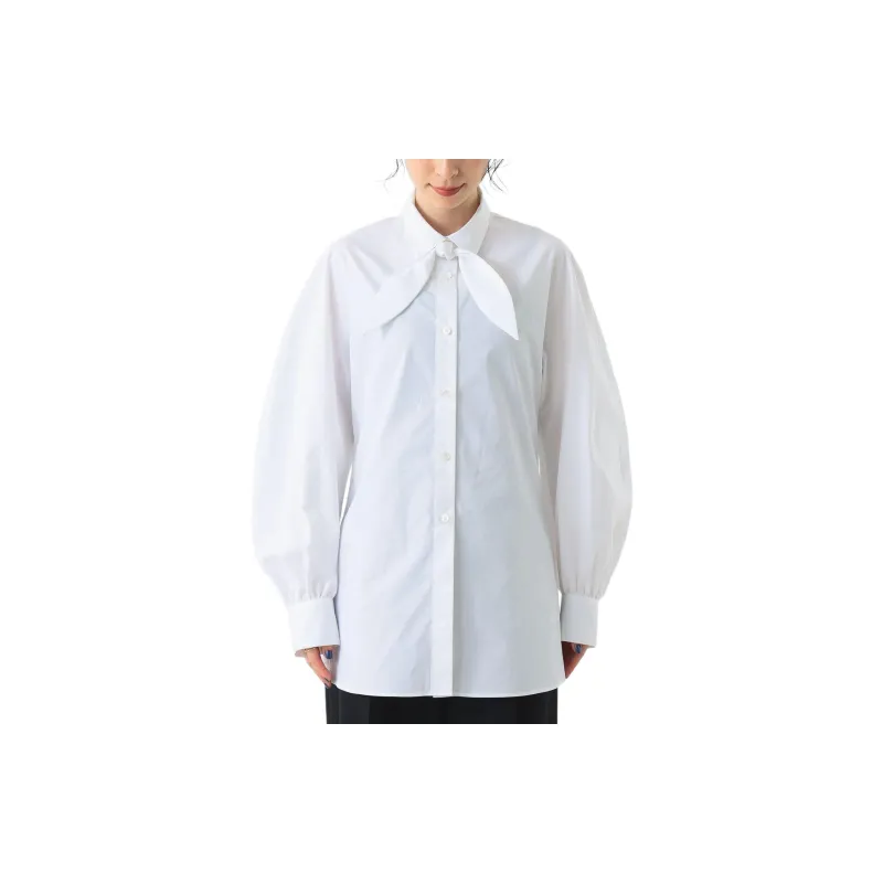 Beams Shirts Women's White-2