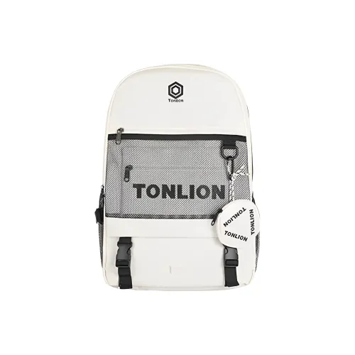 Tonlion Oxford Backpack Regular Unisex Black White