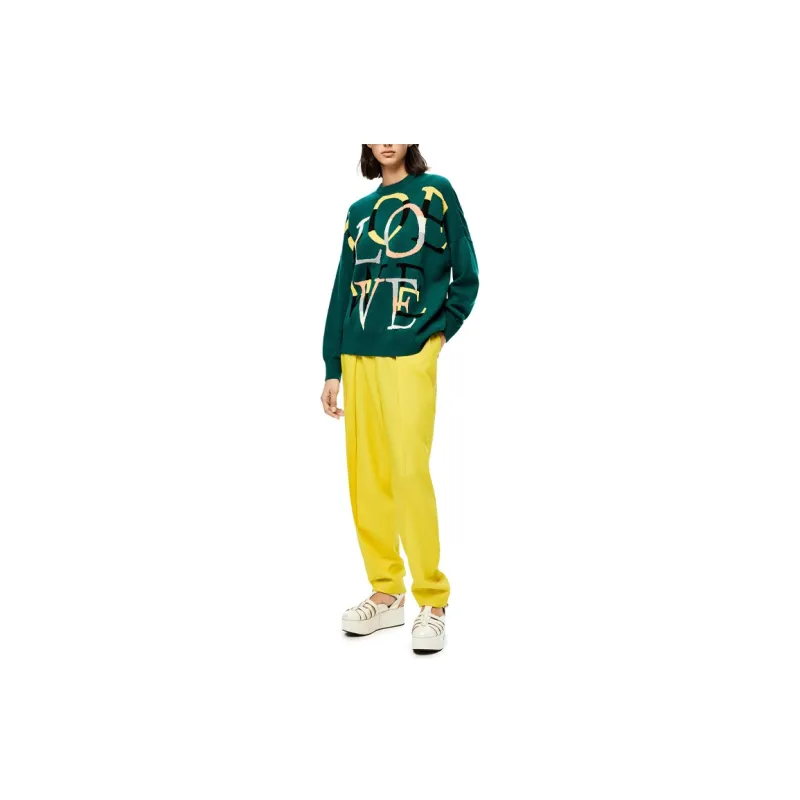 LOEWE Casual Pants Women's Yellow-1