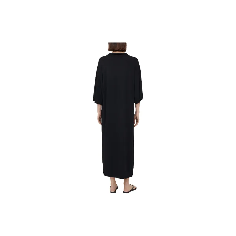 TOTEME Travel Capsule Collection Short-Sleeved Dresses Women's Black-1
