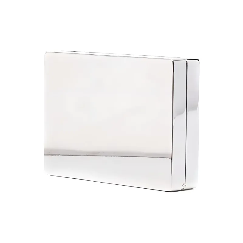 Alexander Wang Metal Clutch Crossbody Bag Shoulder Bag Necklace Pouch Women's Silver-2
