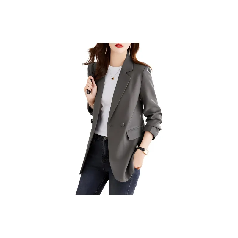 TERRE BLEUE Business Suit Women's Gray-6