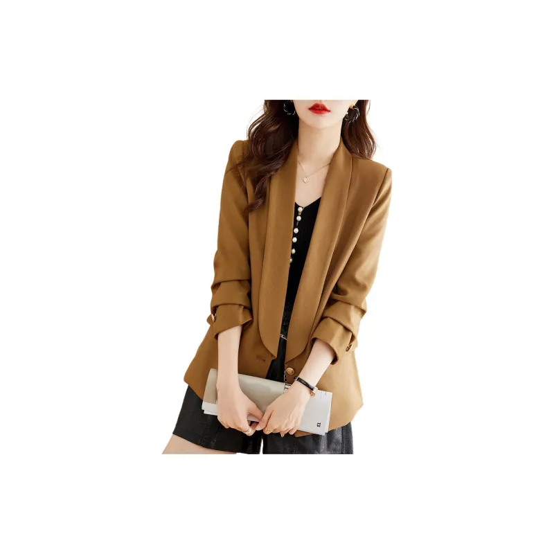 TERRE BLEUE Business Suit Women's Khaki-1