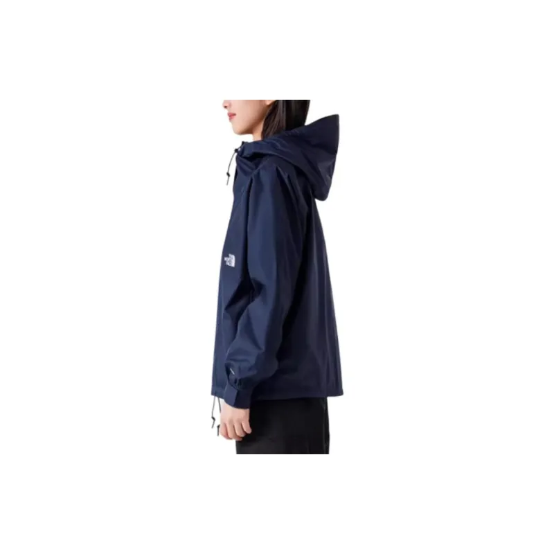 THE NORTH FACE City Outdoor Collection Hiking Water Resistant Windproof Breathable Windbreaker Jacket Women's Navy Blue-2