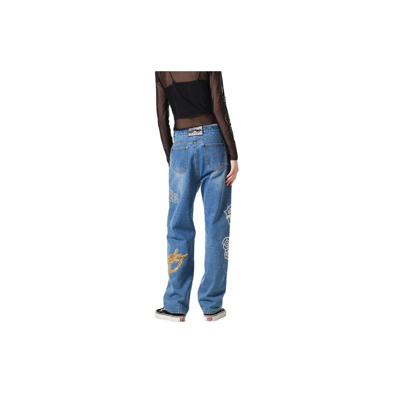 Ed Hardy Jeans Women's Blue-2