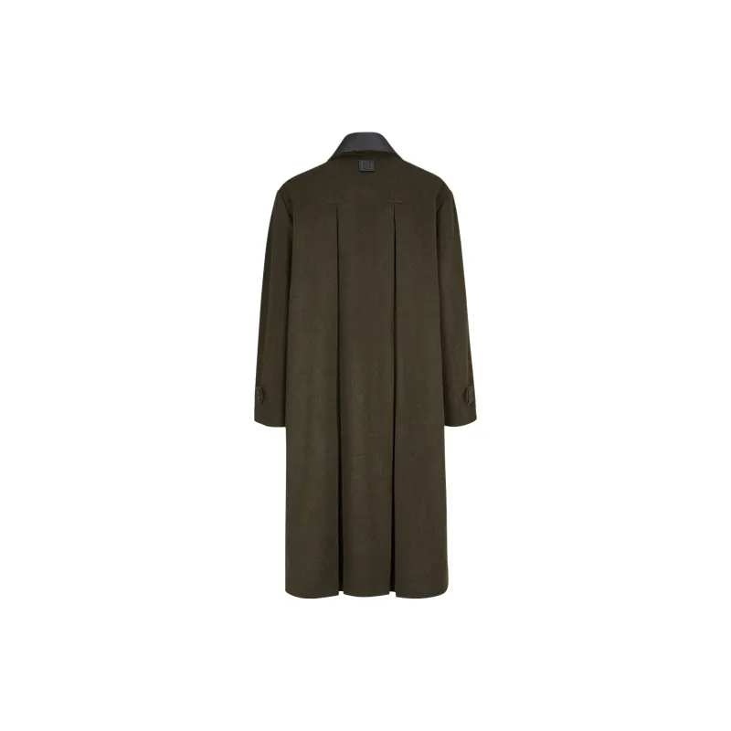 FENDI Collared Button Up Coat-1