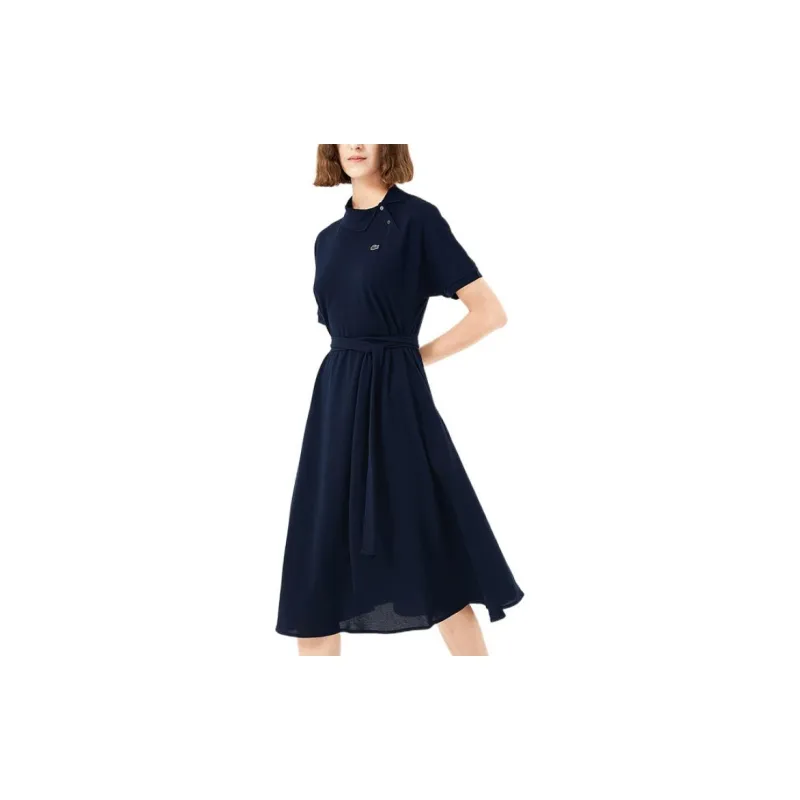 LACOSTE SS22 Dress Dark Blue-3