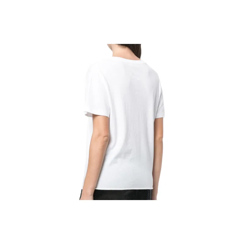 SAINT LAURENT T-Shirts Women's White-2