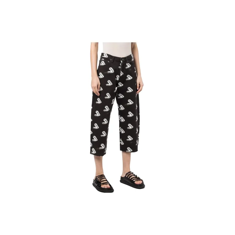 UNDERCOVER Knitted Sweatpants Women's Black-3