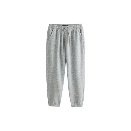 Abercrombie＆Fitch Knitted Sweatpants Unisex Gray Rock Flower